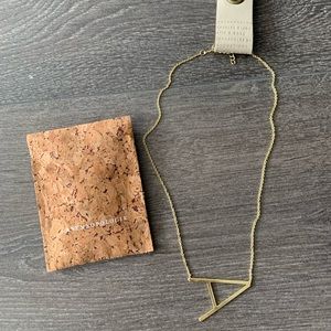 Anthropologie ‘A’ Initial Necklace - Brand New